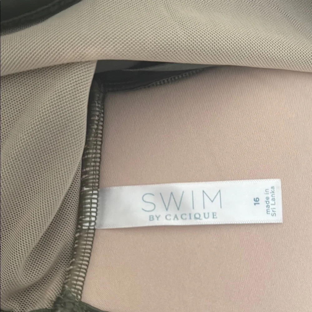 Cacique Olive Green Bikini Set - Picture 2 of 5